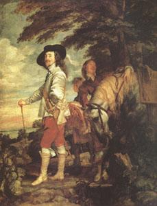 Anthony Van Dyck Charles I King of England Hunting (mk05) oil painting picture